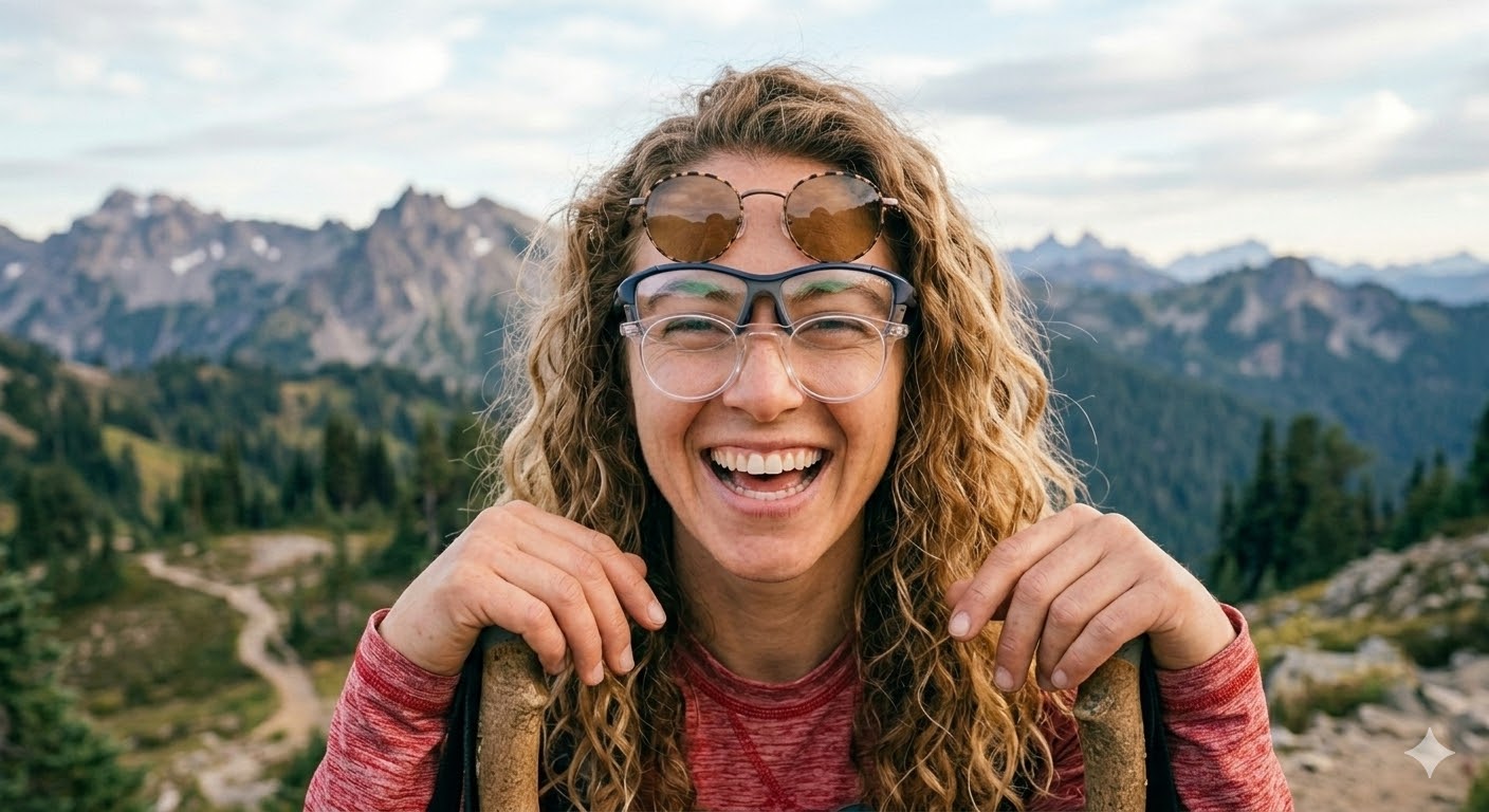 Three pairs of glasses
