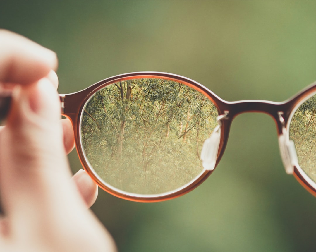 Customer selecting progressive lenses at Fantastic Glasses in Okotoks, Alberta